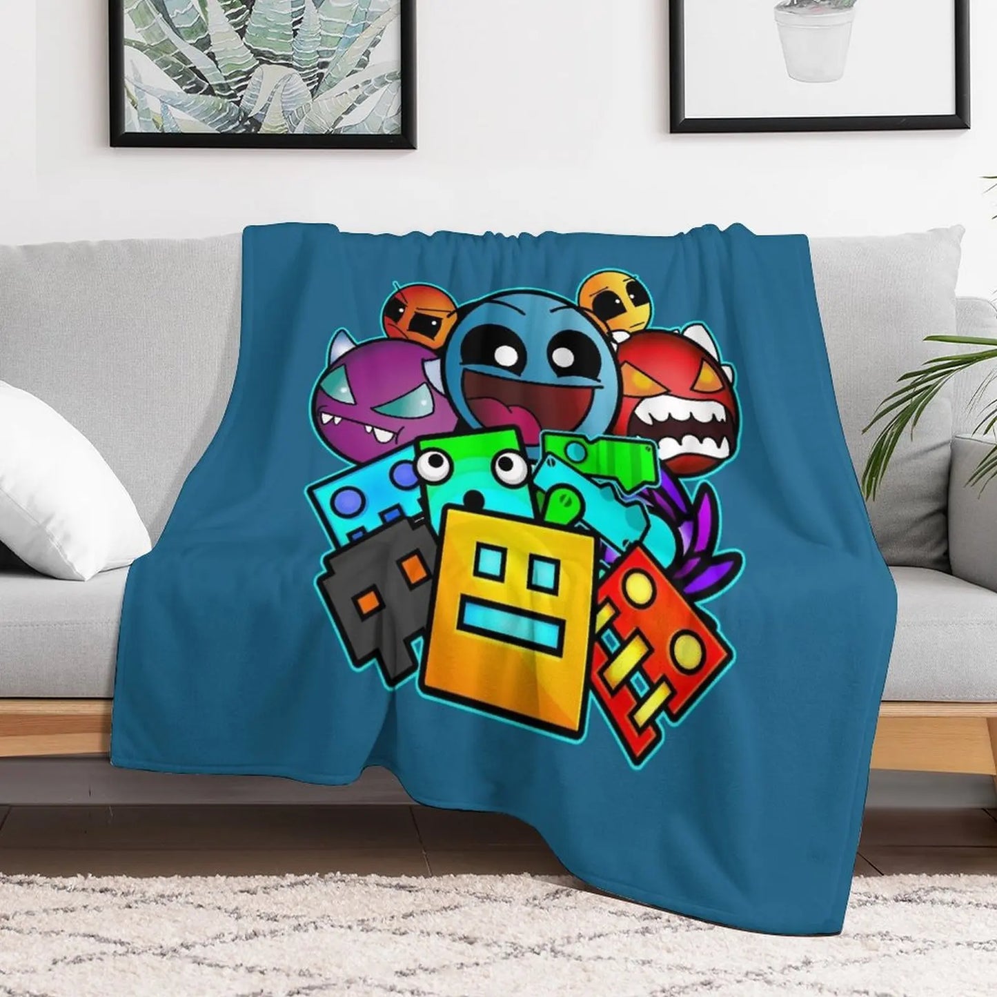 geometry dash character blanket