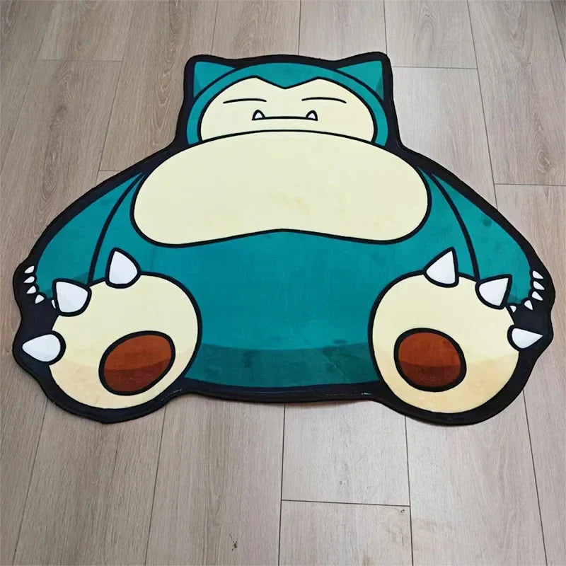 Anime Pokémon Snorlax Carpet – Non-Slip Living Room & Bedroom Rug