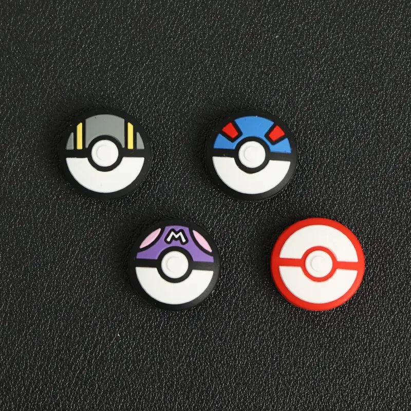 4pcs/lot Silicone Thumb Stick Caps Grip Analog Joystick Caps for R36S R35S R35Plus RGB20S K36 RG40XXV Retro Game Accessories 4 in 1 Pack A