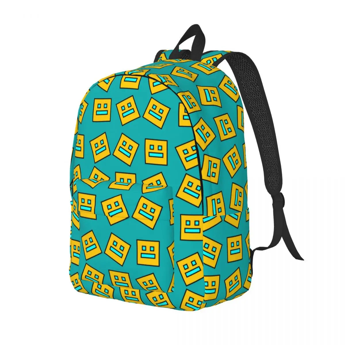 Mochila Gaming Dash — Diseño de Cubo Geométrico para Hombres, Mujeres y Adolescentes