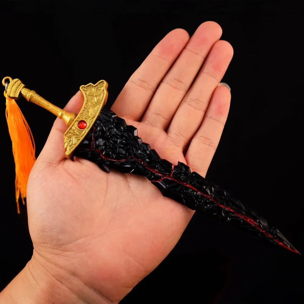 22cm Maliketh’s Black Blade Greatsword – Elden Ring Game Replica Model & Collector’s Accessory