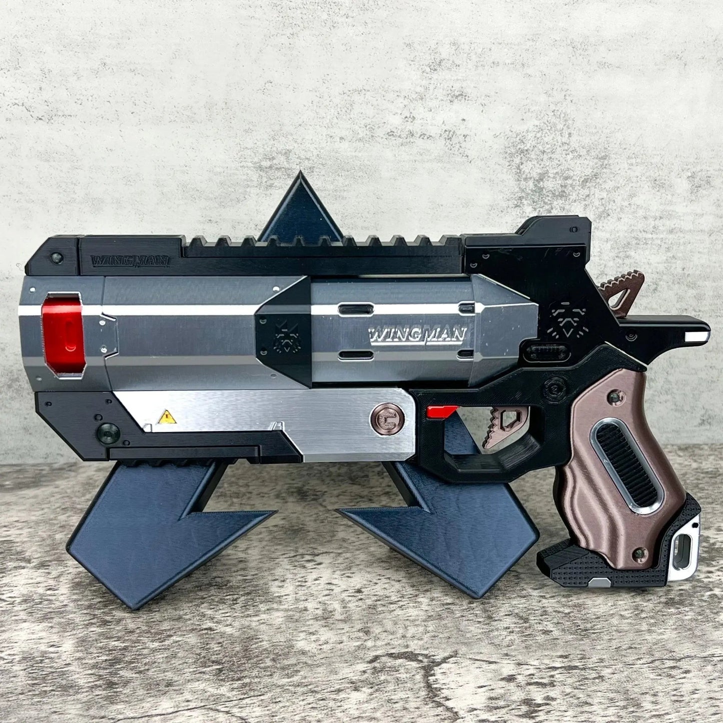 Apex Legends Wingman Prop with Bold Details and Red Accents