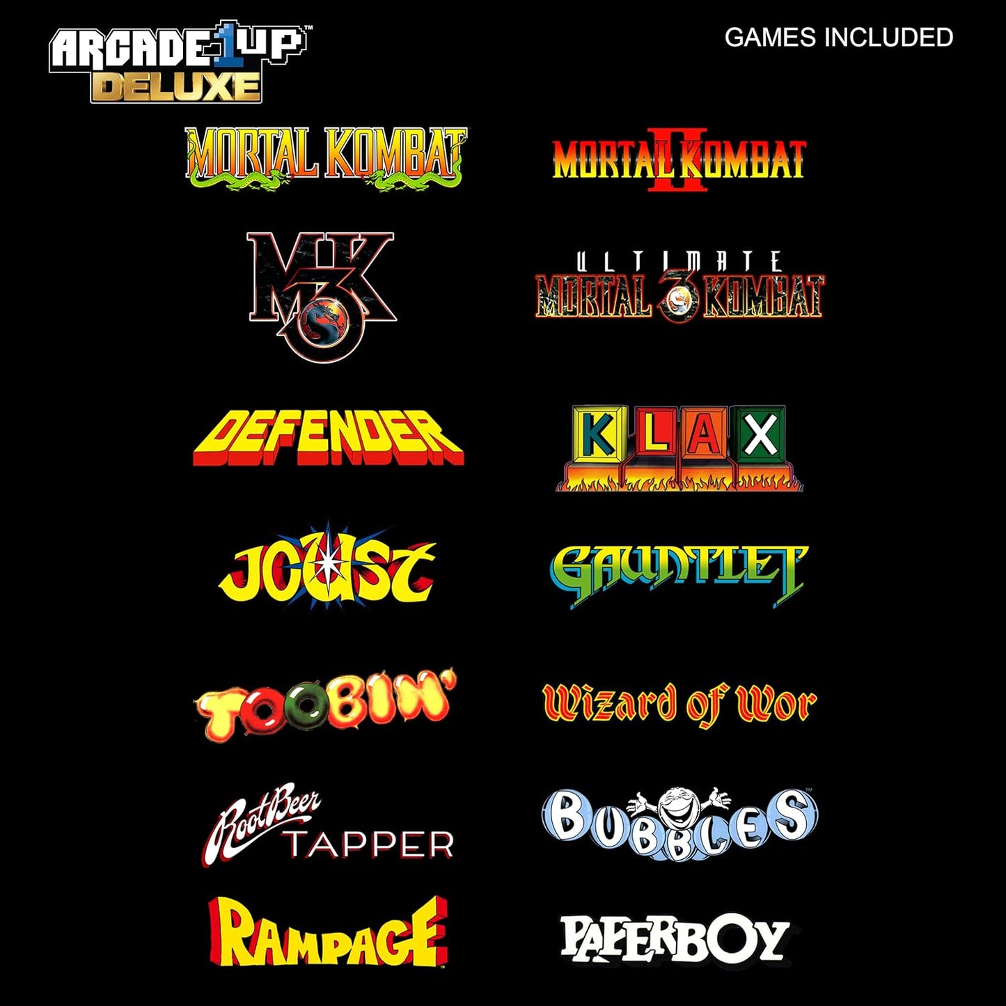 Arcade1Up Mortal Kombat II Deluxe Arcade Machine - Gapo Goods -