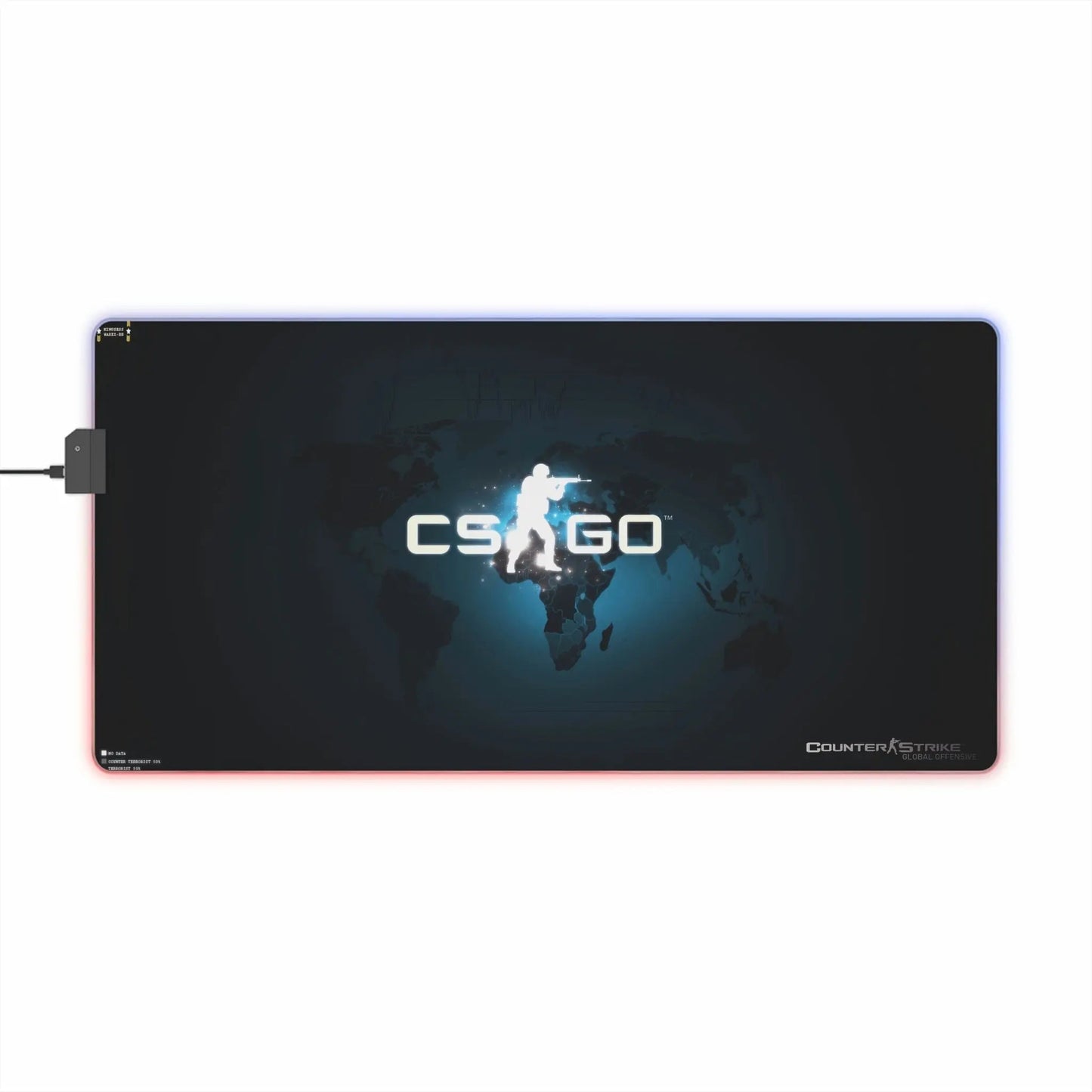 LED Gaming Desk Pad - Aurora Glide RGB Desk Mat with Precision Mouse Tracking 27.6" x 13.8" Rectangle