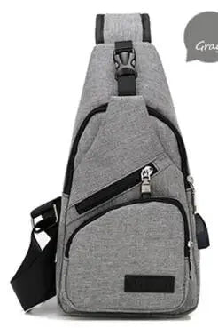 Nintendo Switch Backpack โ Waterproof Switch Travel Bag with USB Charging Port Gray Backpack