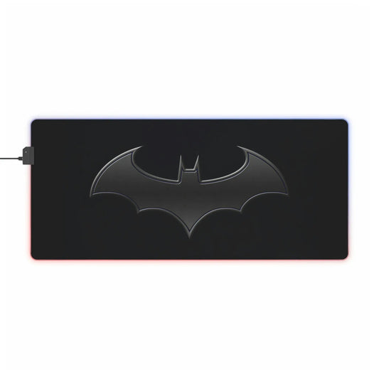LED Gaming Mouse Pad - Batman RGB Light Mousepad With Detachable USB 35.4" x 15.7" Rectangle