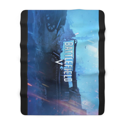 Battlefield V Sherpa Fleece Blanket 60" × 80" Blanket
