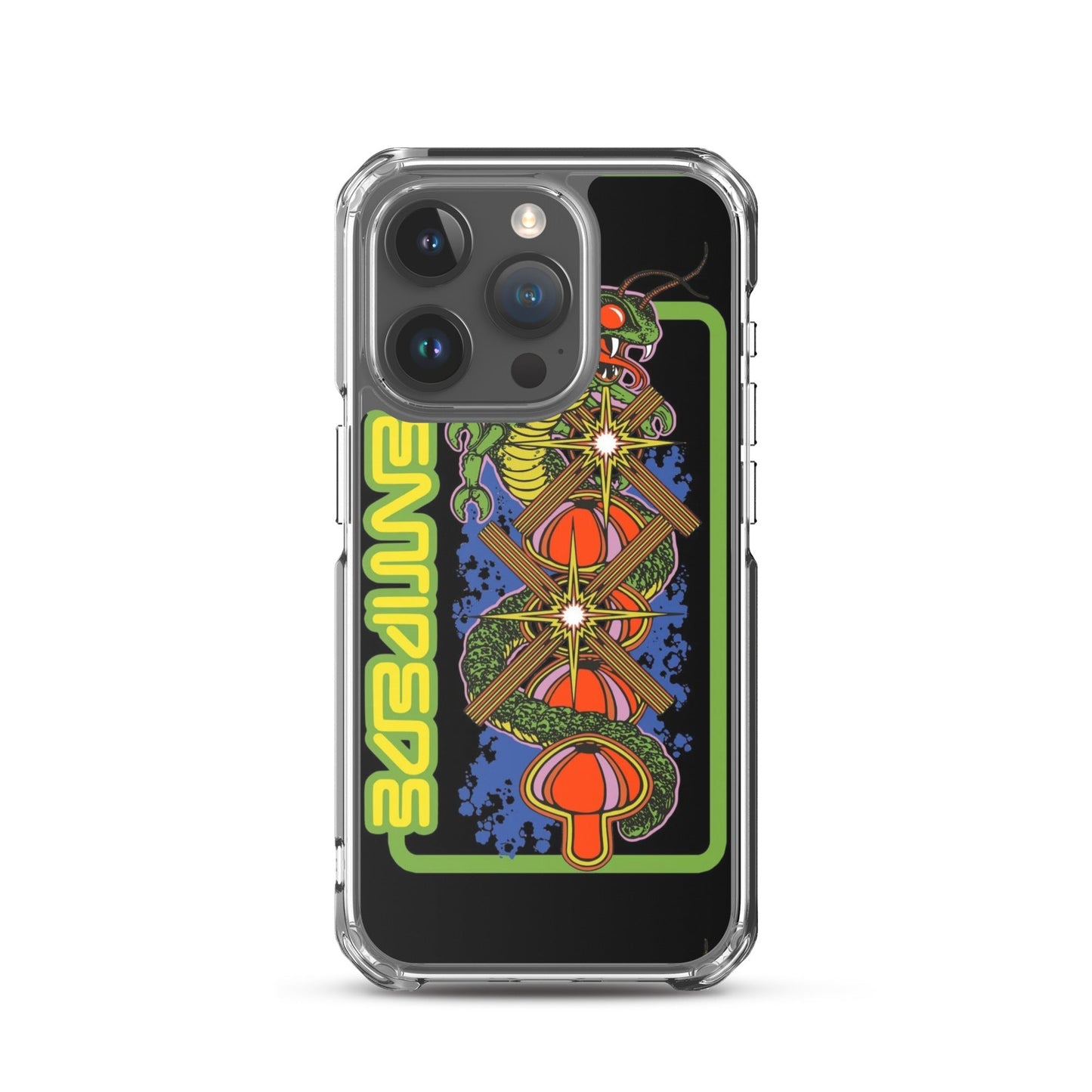 Centipede Classic Arcade Clear Case for iPhone® iPhone 15 Pro