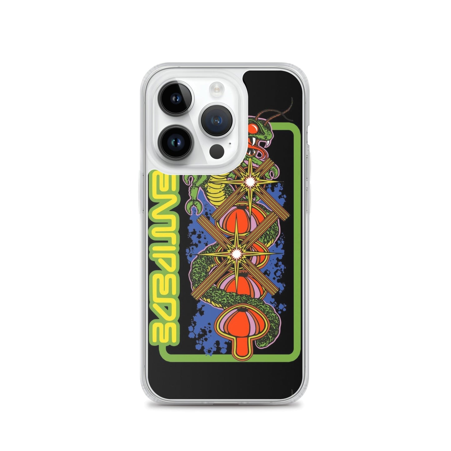 Centipede Classic Arcade Clear Case for iPhone® iPhone 14 Pro