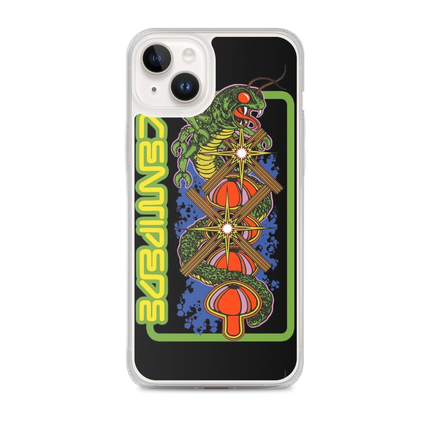 Centipede Classic Arcade Clear Case for iPhone® iPhone 14 Plus