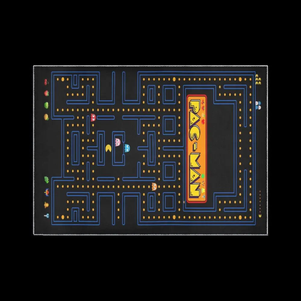 Arcade Game Rug β Classic Retro Game Carpet with Non Slip Backing, 84x60 Inches Pacman 84x60 Home Decor