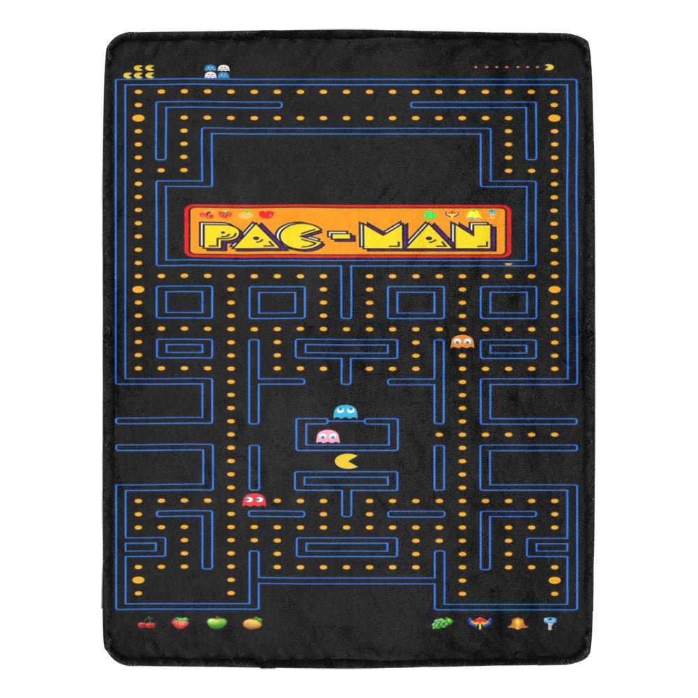 Classic Arcade Game Ultra-Soft Micro Fleece Blanket 54*70 Black ONE SIZE