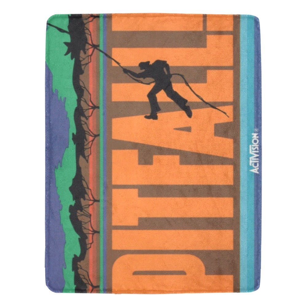 Classic Arcade Game Ultra-Soft Micro Fleece Blanket 54*70 Black1 ONE SIZE