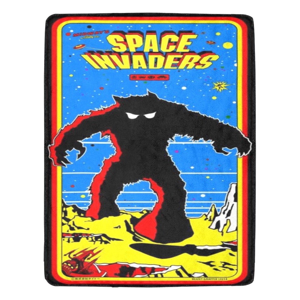 Classic Arcade Game Ultra-Soft Micro Fleece Blanket 54*70 Black4 ONE SIZE