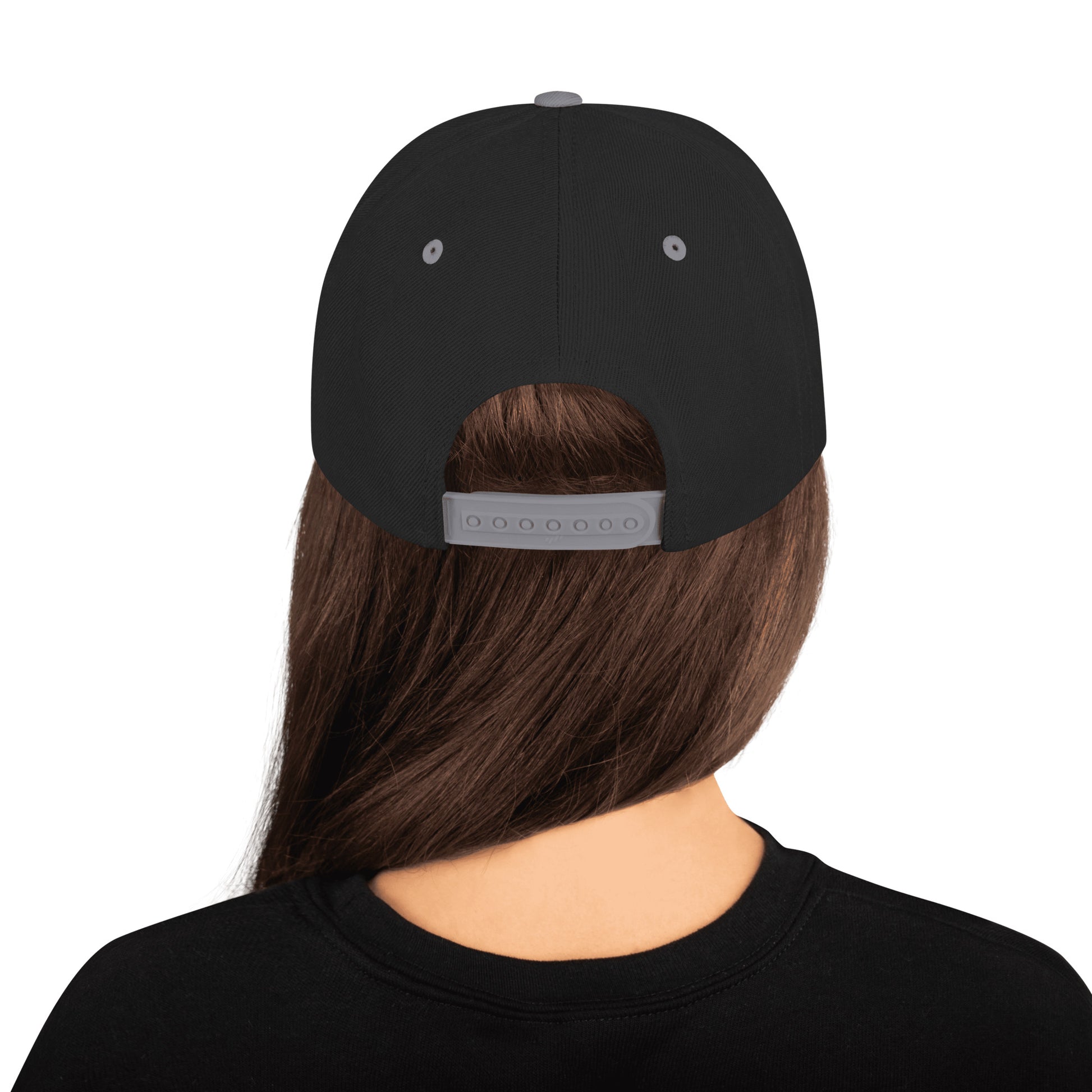 Embroidered Snapback Hat - Classic Fit, Adjustable Closure, Green Camo Cap Hats