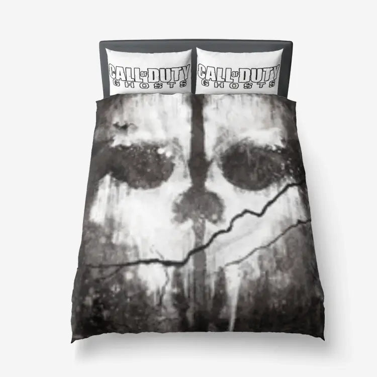 Microfiber Duvet Cover - Call Of Duty Ghosts Bedding Set | Soft Breathable Polyester