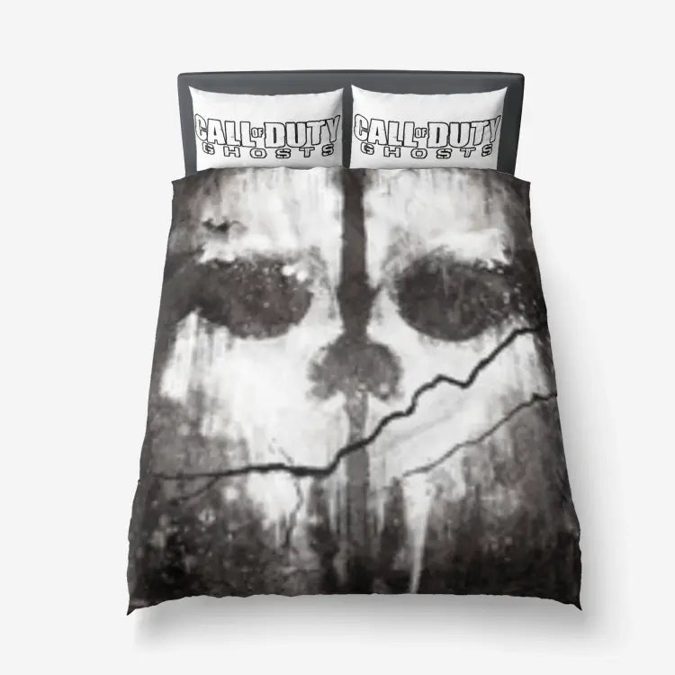 Microfiber Duvet Cover - Call Of Duty Ghosts Bedding Set | Soft Breathable Polyester