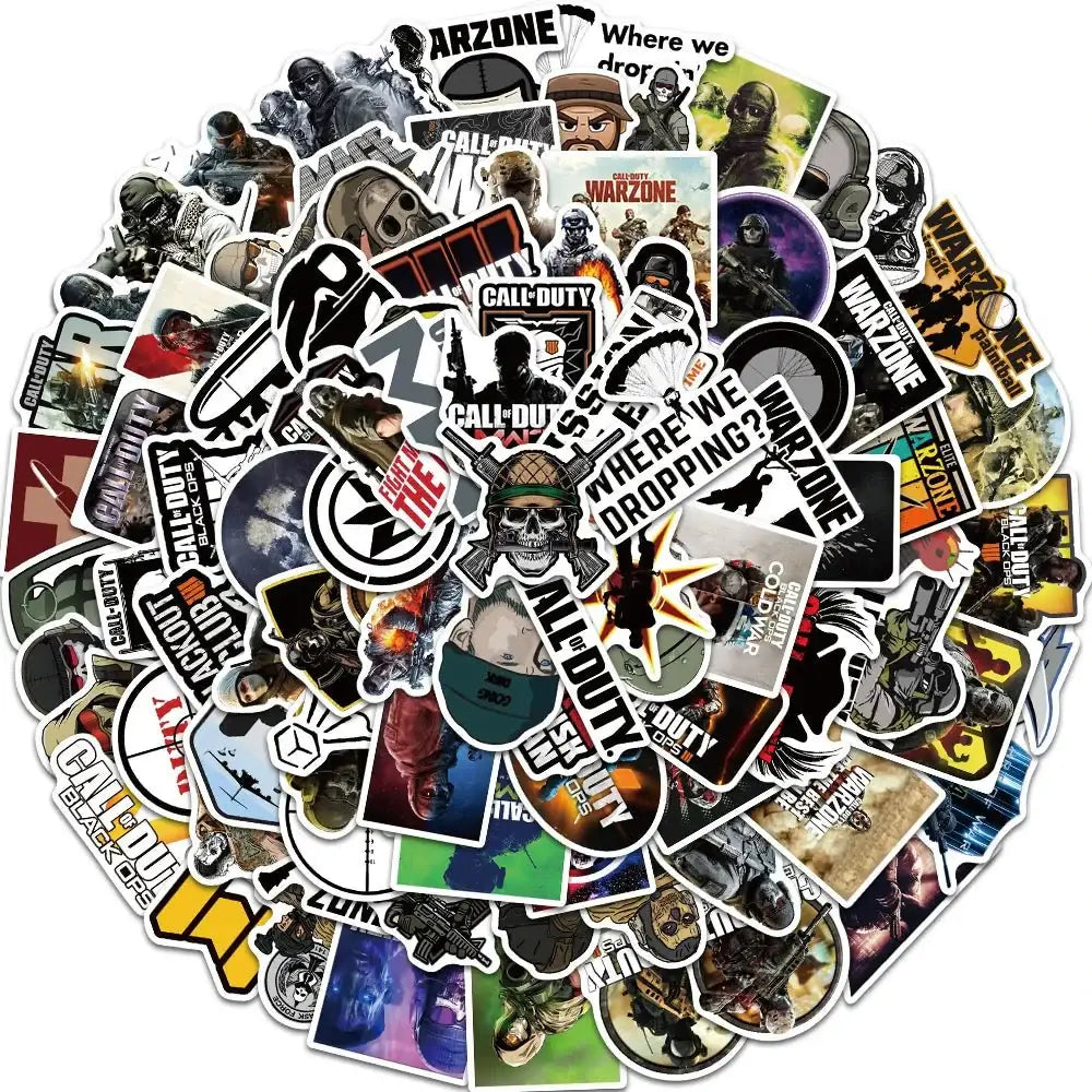 Call of Duty Stickers – Durable Gaming Console Decals | Cool Gamer Accessories Stickers