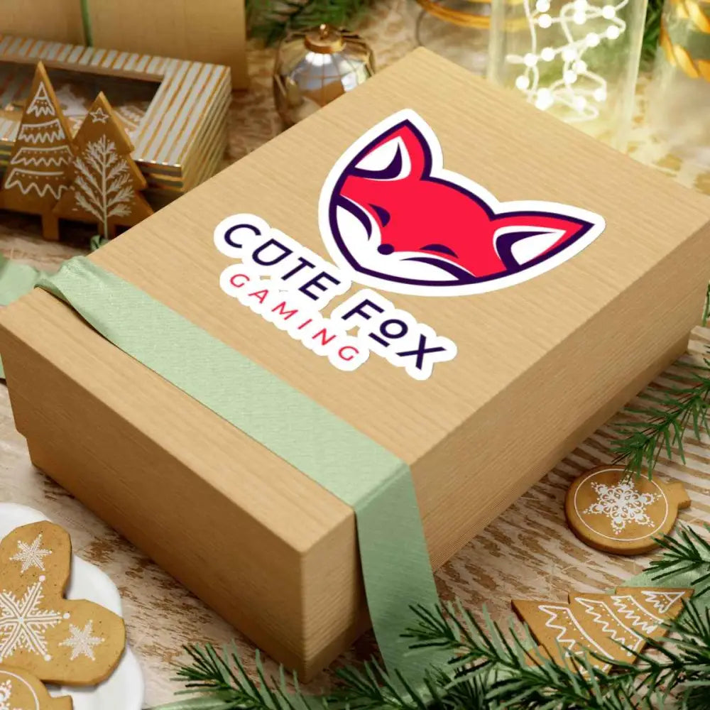 Cute Fox Stickers - Durable Vinyl Kiss Cut Stickers for Gaming & Laptop Decor Paper products