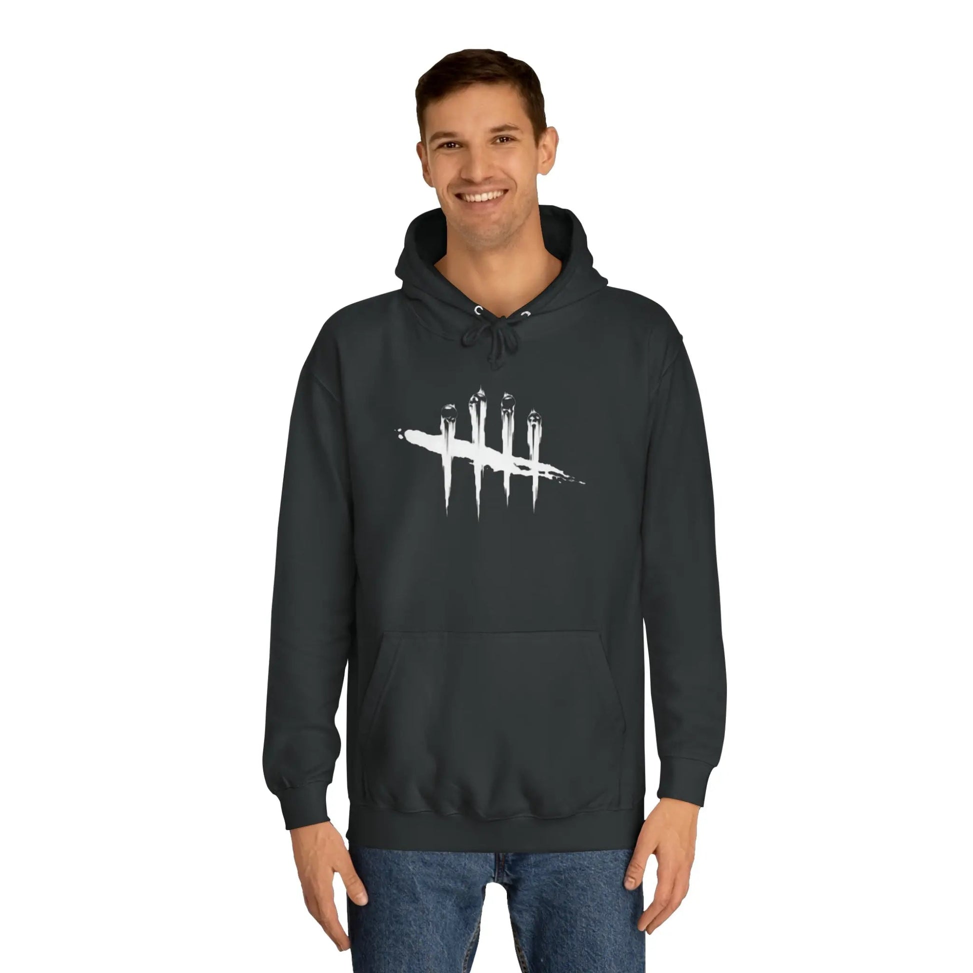 Unisex College Hoodie - Oversized Cotton Polyester Hoodie With Kangaroo Pocket Hoodie