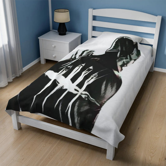 Velveteen Blanket – Plush Throw Cozy Fleece Blanket for Home Comfort 60" × 80" Blanket