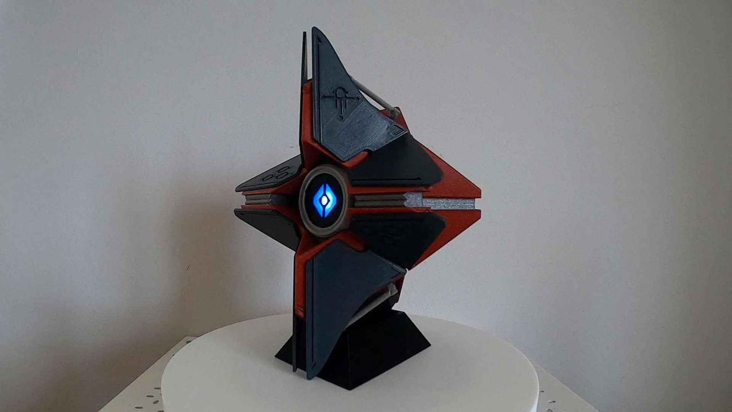 3D Printed Ghost Shell - Destiny 2 Collectible Limited Edition Display Figure