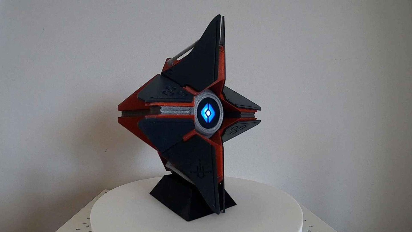 3D Printed Ghost Shell - Destiny 2 Collectible Limited Edition Display Figure
