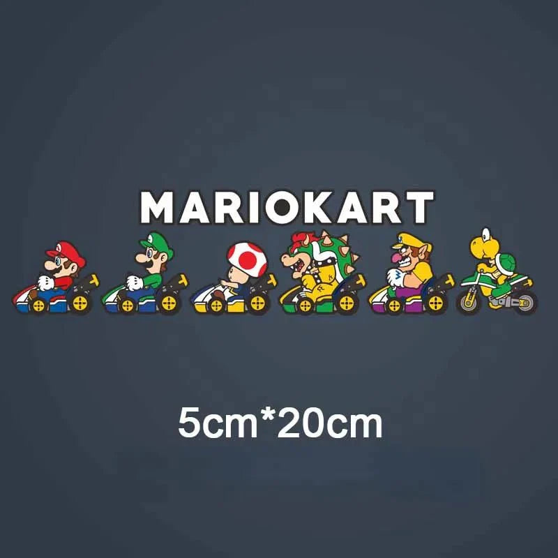 Super Mario Kart Stickers – Colorful Vinyl Laptop Decals | Cute Gaming Decals 1 Paper products