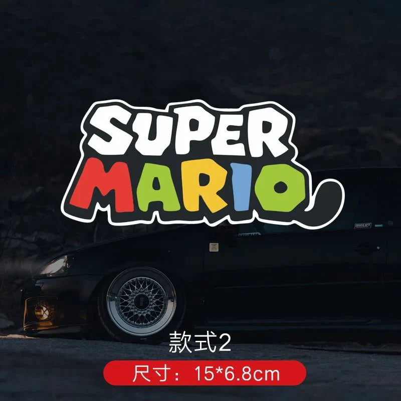 Super Mario Kart Stickers – Colorful Vinyl Laptop Decals | Cute Gaming Decals 8 Paper products