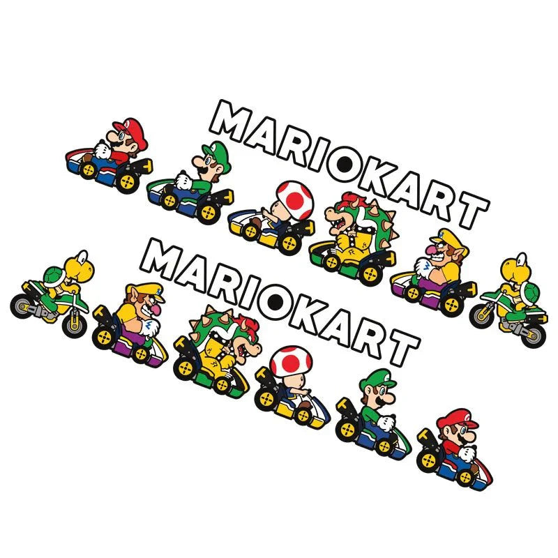 Super Mario Kart Stickers – Colorful Vinyl Laptop Decals | Cute Gaming Decals Paper products