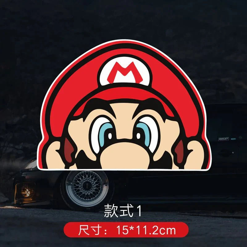 Super Mario Kart Stickers – Colorful Vinyl Laptop Decals | Cute Gaming Decals 7 Paper products