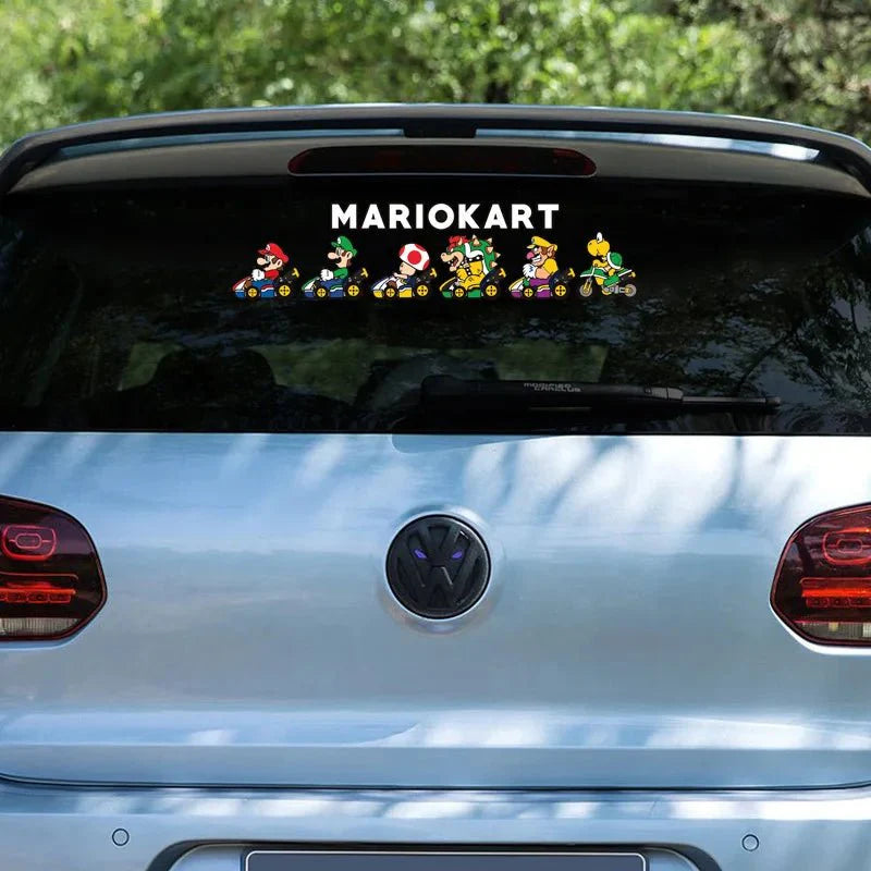Super Mario Kart Stickers – Colorful Vinyl Laptop Decals | Cute Gaming Decals Paper products