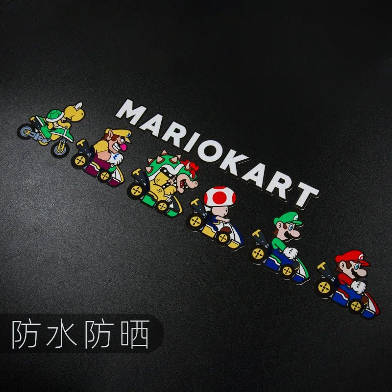 Super Mario Kart Stickers – Colorful Vinyl Laptop Decals | Cute Gaming Decals Paper products