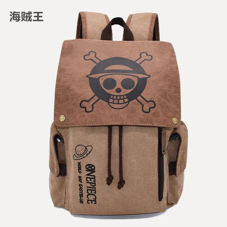Naruto One Piece Backpack ā Durable Anime School Backpack with Stylish Design One Piece 2 Backpack