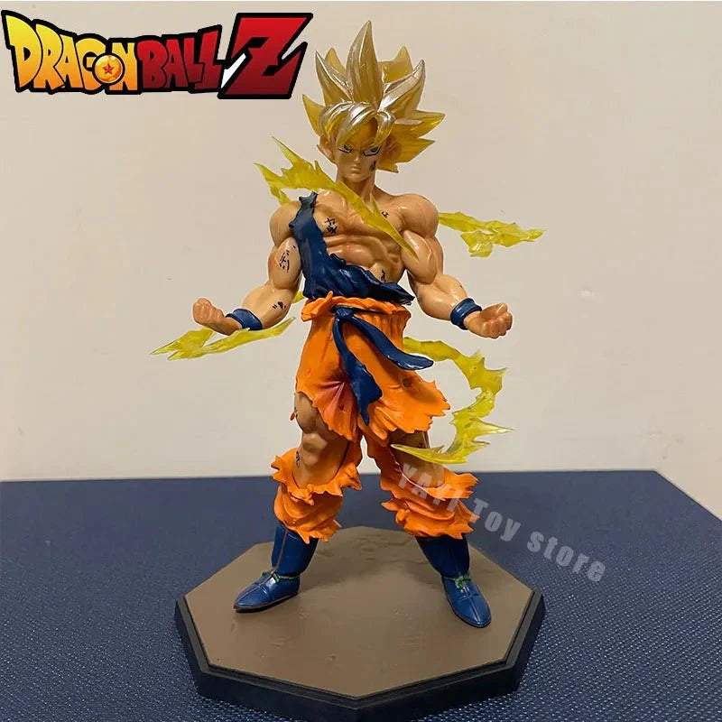 Dragon Ball Super Saiyan Son Goku Anime Figure - 16cm Goku DBZ Action Figure, Collectible Model Gifts and Figurines for Kids - Gapo Goods -