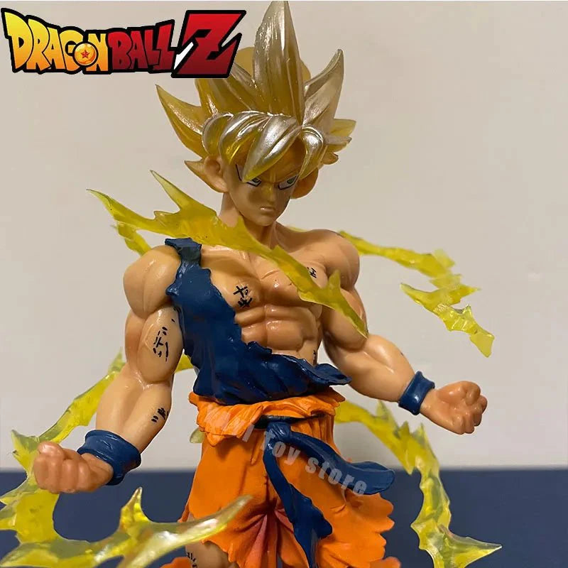 Dragon Ball Super Saiyan Son Goku Anime Figure - 16cm Goku DBZ Action Figure, Collectible Model Gifts and Figurines for Kids - Gapo Goods -