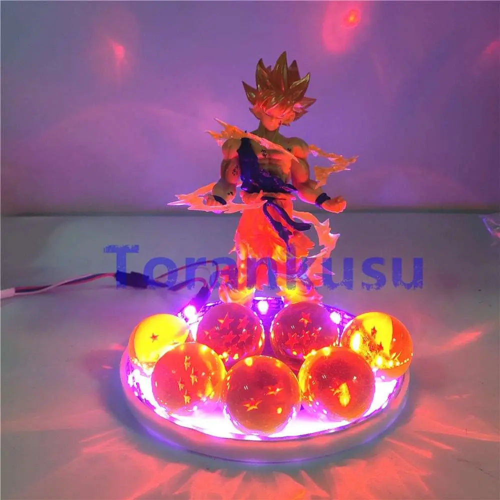 Dragon Ball Z Anime Figures Son Goku LED - Gapo Goods -