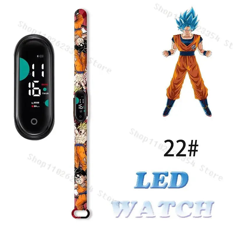 Dragon Ball Z Kids LED Touch Sports Watch - Kakarotto Design - Gapo Goods - Accessories