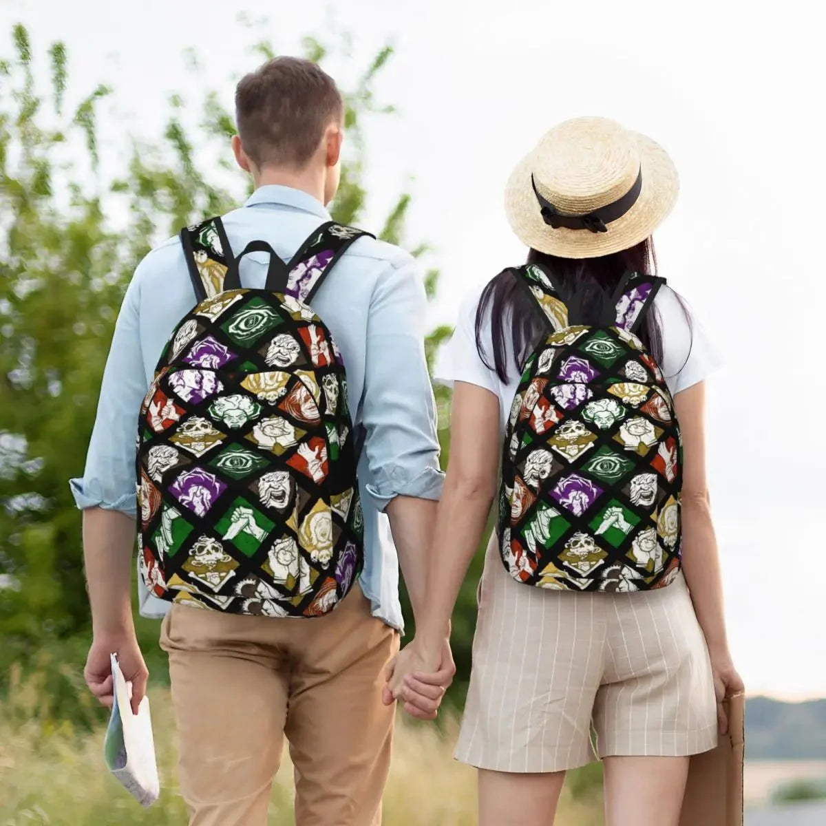 Explore the thrilling world of Dead by Daylight with this backpack