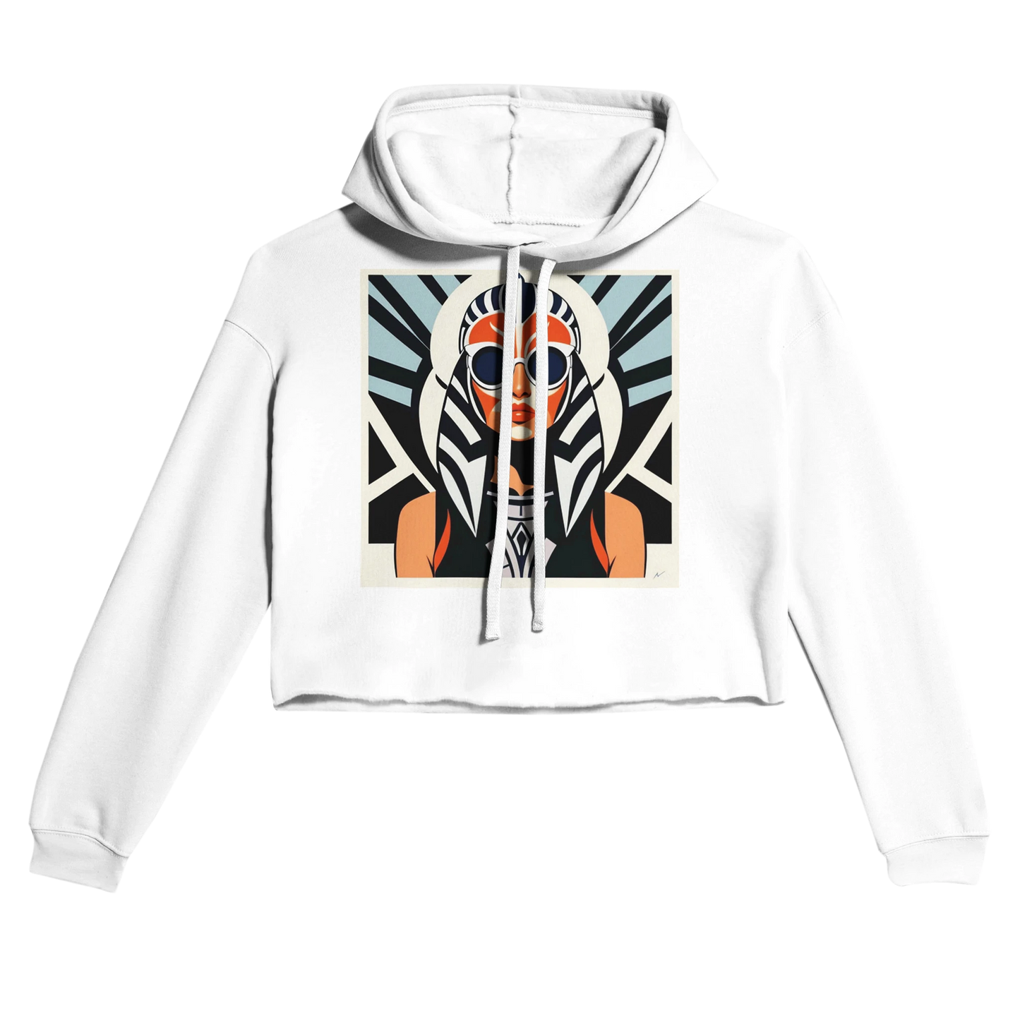 Women's Modern Hoodie - Cotton Polyester Blend Hoodie | Soft Breathable Fashion Hoodies XL Women's Cropped Hoodie | Bella + Canvas 7502 White Hoodie