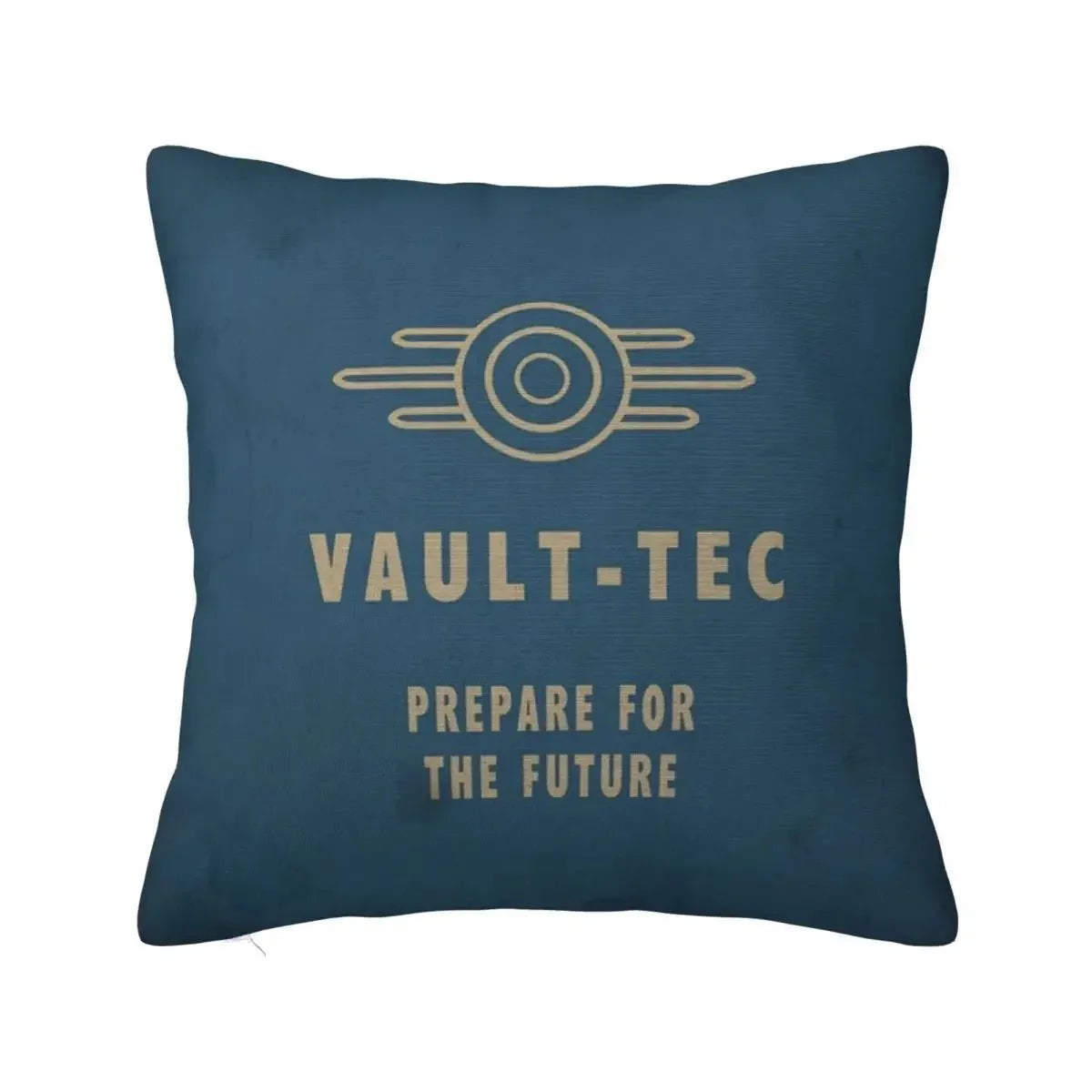Fallout 4 Vault-Tec Logo Square Pillowcase, Decorative Cushion Cover, Polyester Throw Pillow Cover for Home Bedroom As shown