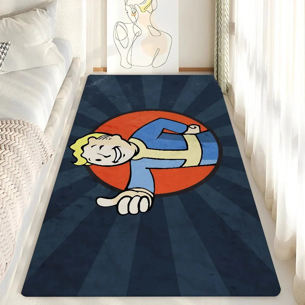 Fallout - Themed Floor Mat, Anti - Slip Bathroom Mat, Kids' Bedroom Doormat, Living Room Welcome Rug - Gapo Goods -
