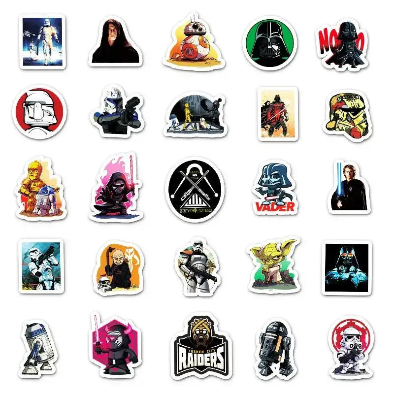 Cartoon Stickers - Colorful Sticker Pack | Durable Vinyl Waterproof Stickers Paper products