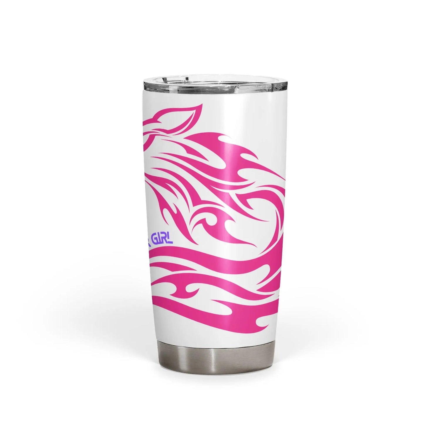 Gamer Girl Pink Fox - Custom 20oz Fat Tumbler - Gapo Goods - Drinkware