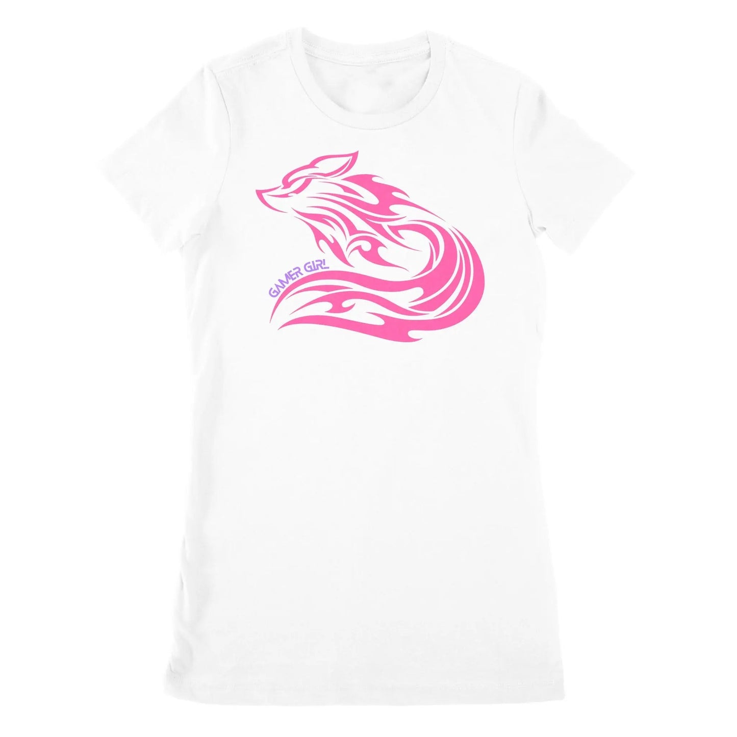 Gamer Girl Pink Fox - Premium Women's T - shirt - Gapo Goods - Shirt