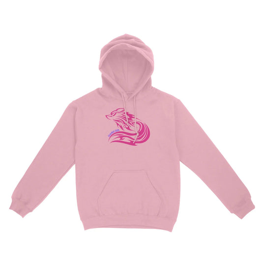 Gamer Girl Pink Fox - Unisex Standard Hoodie (DTFx) Light Pink