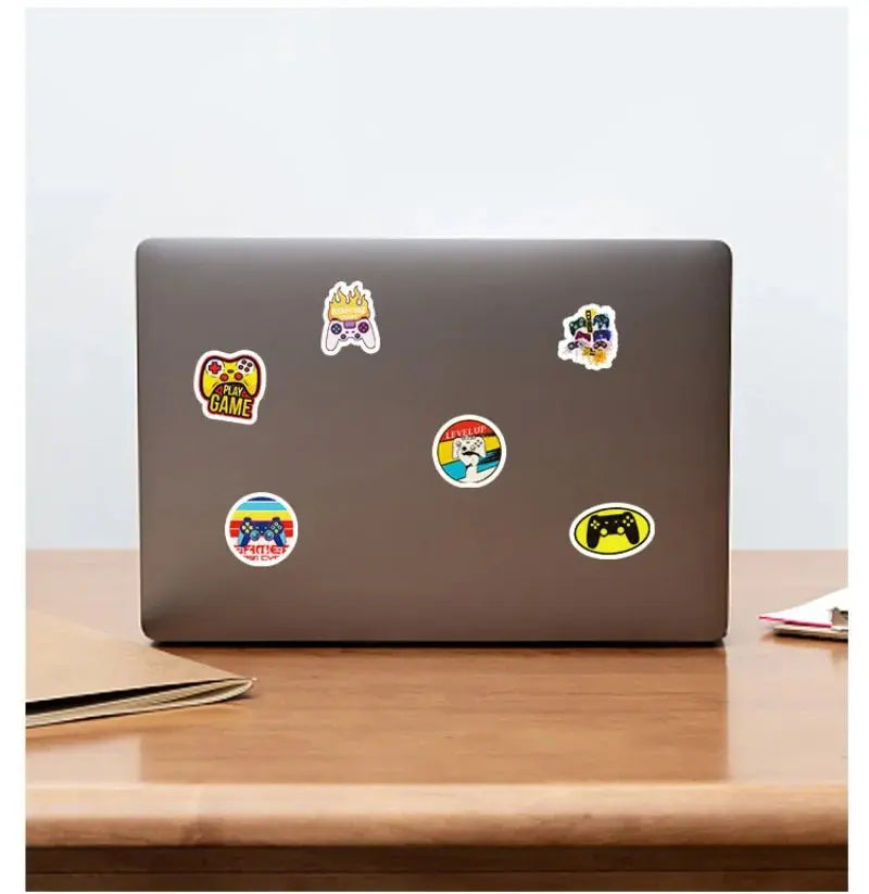 Gamepad Stickers – Gamer Stickers PVC Sticker Pack | Waterproof, Colorful Designs Paper products