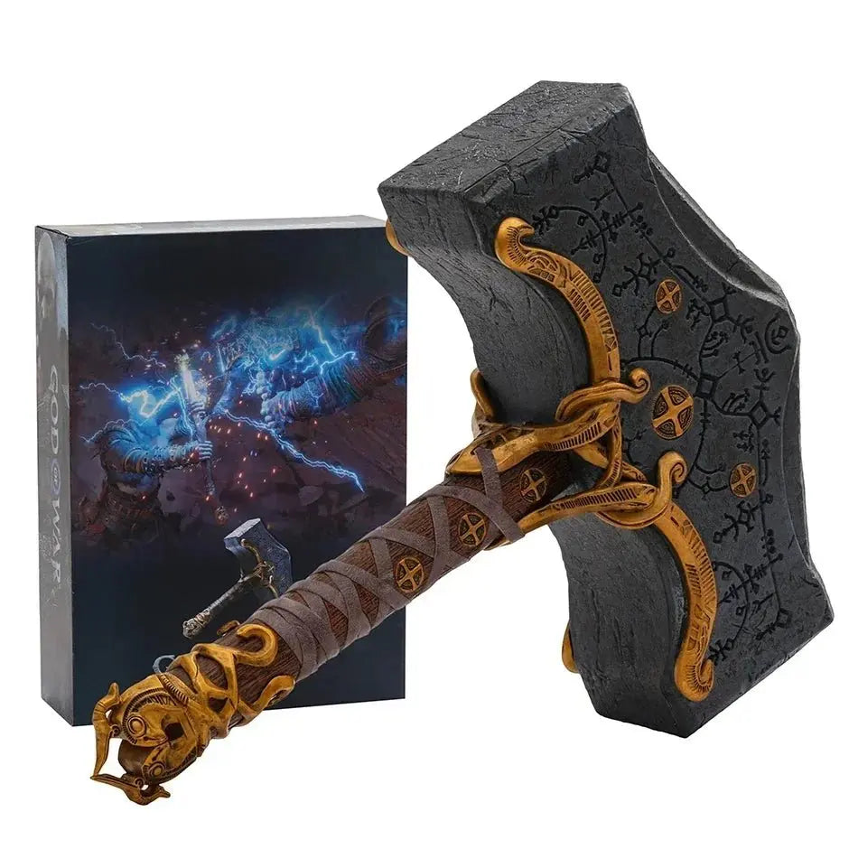 Kratos Hammer Collectible β Limited Edition PVC Game Statue 29cm God of War Figure 29x39cm box Collectible
