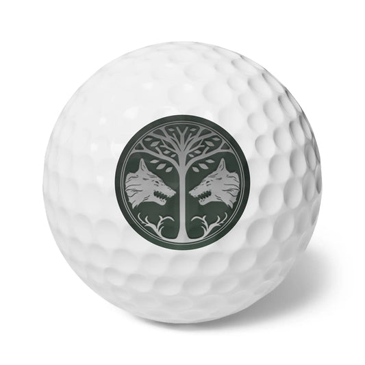 Personalized Golf Balls – Six Pack Golf Balls Set with Durable Surlyn Cover 1.7" 6 pcs Collectible