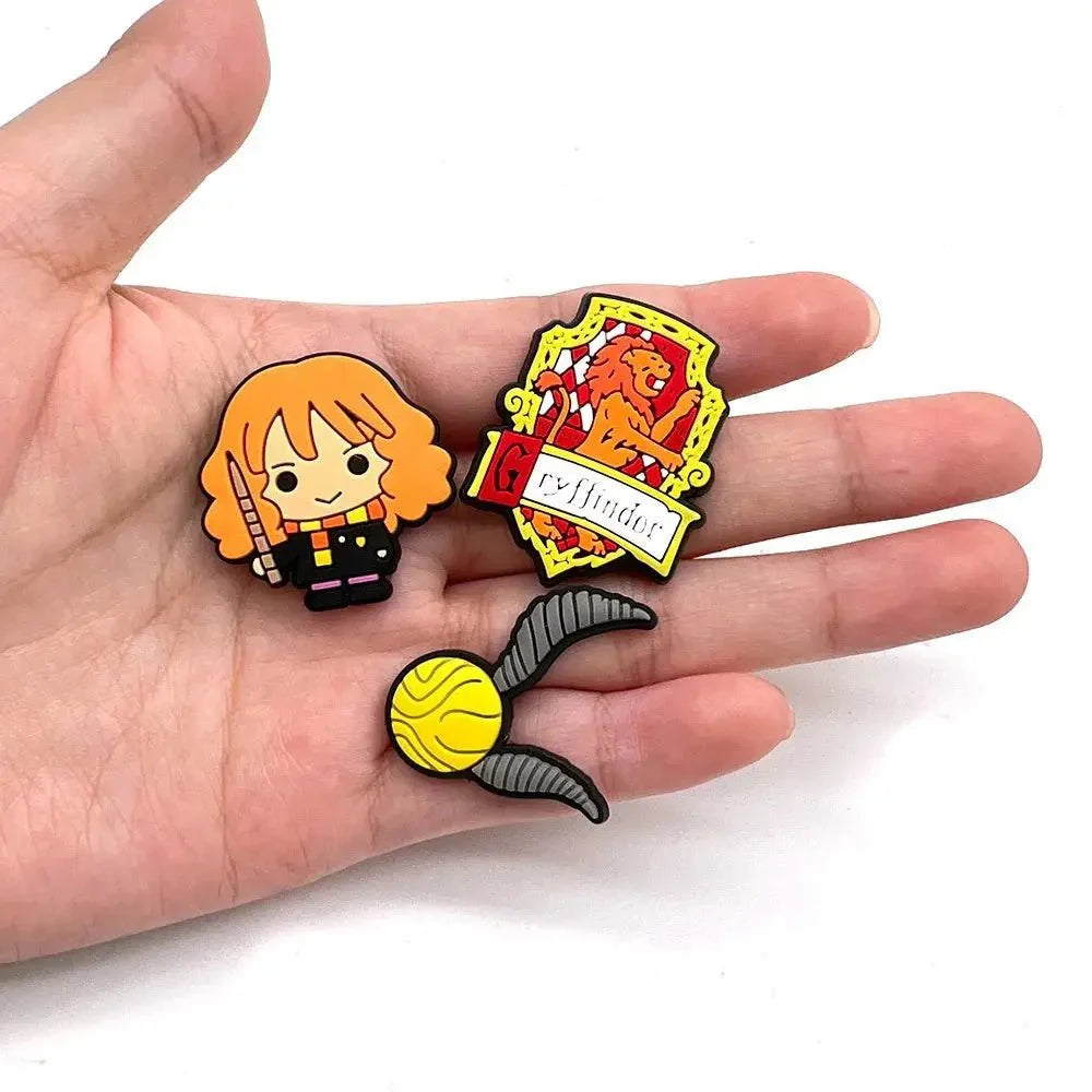 Harry Potter Shoe Charms – Durable PVC Buckles | Kids Croc Sandal Accessories Charms